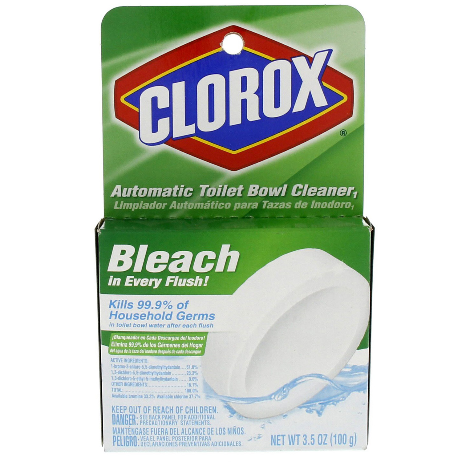 Clorox Bleach In Every Flush Automatic Toilet Bowl Cleaner